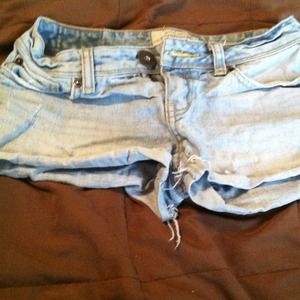 Denim shorts