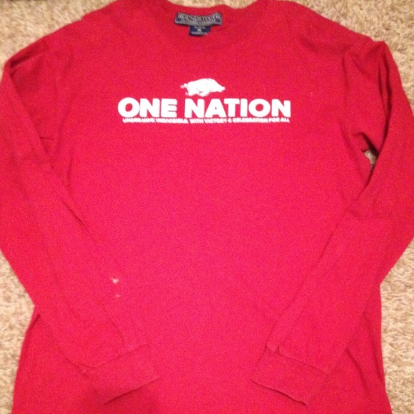 Arkansas razorback long sleeve tee