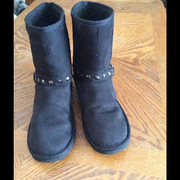 Black Suede Boots
