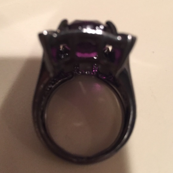 Purple stone ring - Picture 4 of 4