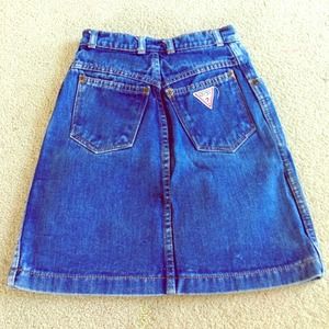 Vintage Guess Jean Skirt