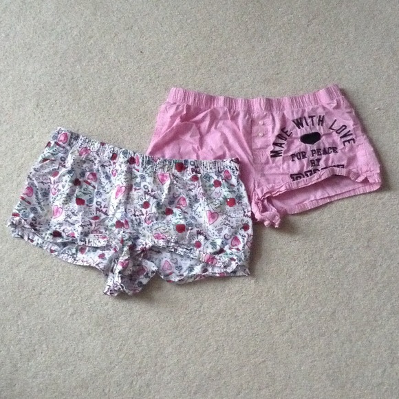 2 PINK by Victorias Secret Sleep Boxers SOLD