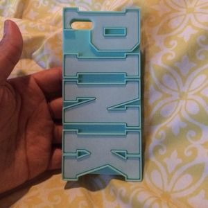 Blue Victoria secret pink case