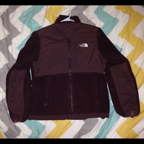 North face denali brown jacket
