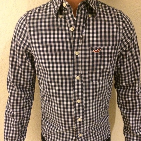Hollister checkered top