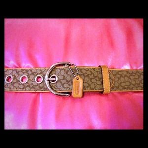 100% Authentic Coach belt