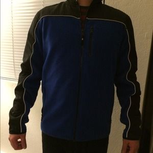Blue and black jacket