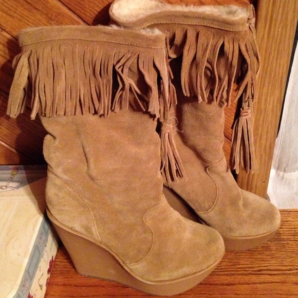 Jessica Simpson wedge boots