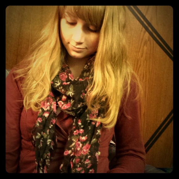 Floral scarf