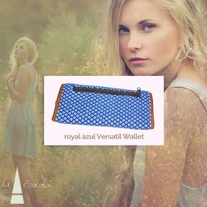 royal azul Versatil Wallet