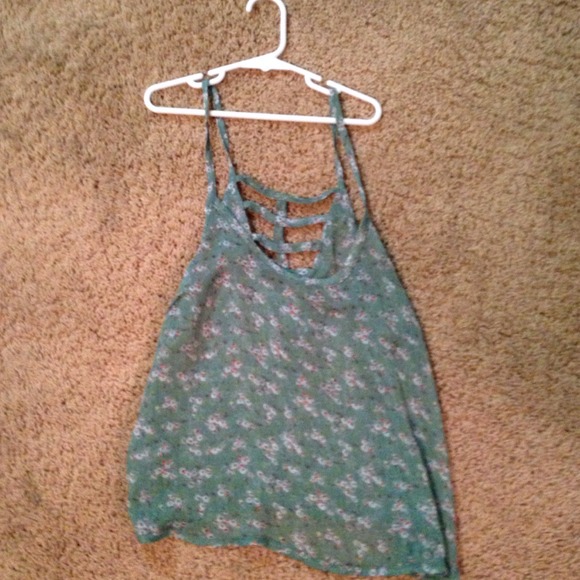 Cute green brandy Melville tank!
