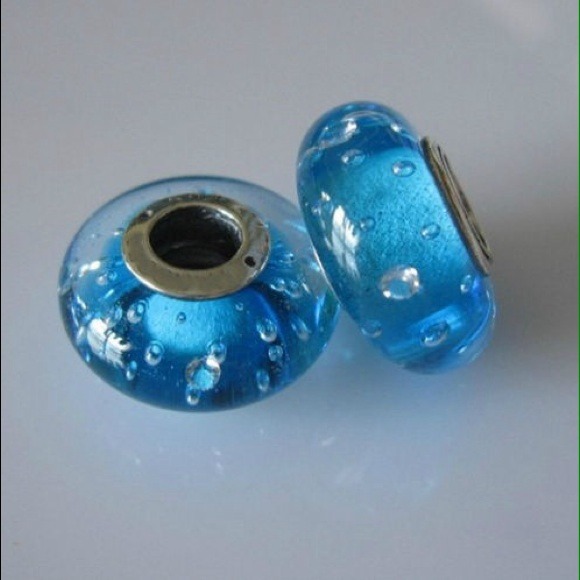 Sold to Zooloo Effervescence blue bead