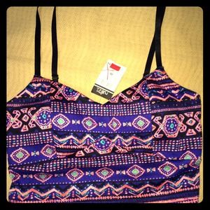 Tribal bandou/crop top