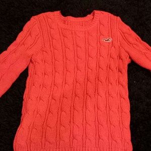 Red Knit Hollister Sweater