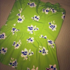 Green Hollister peplum shirt