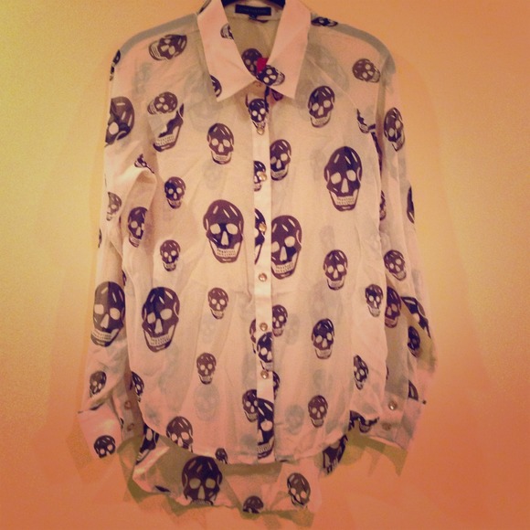 Alexander McQueen style blouse