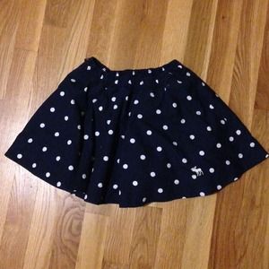 Abercrombie Kids polka dots skirt.
