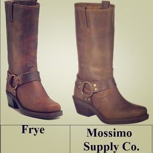 Brown Leather boots.