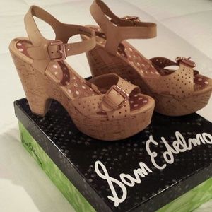 Sam Edelman cork platforms