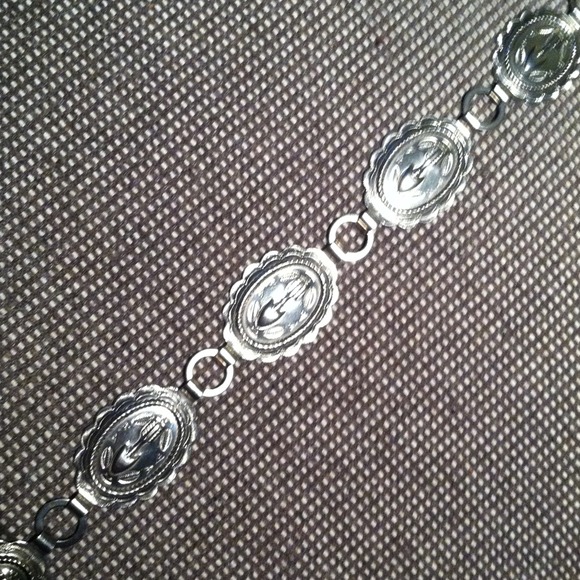 SOLD off POSH silver concho belt or necklace. - Picture 2 of 4