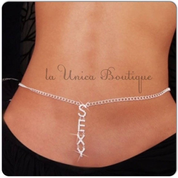 💎Rhinestones Belly or Back Chain💎