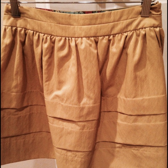 ❌SOLD❌High Waisted Mustard Skirt