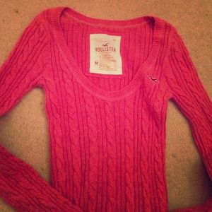 Cable knit Hollister sweater