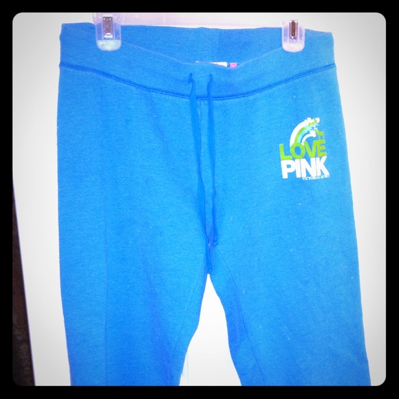 Victoria secrets blue sweat capris