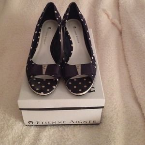 Adorable Etienne Aigner Wedge Shoe