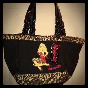 Betsey Johnson pin up girl purse