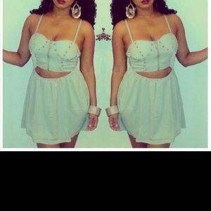 Crop top dress