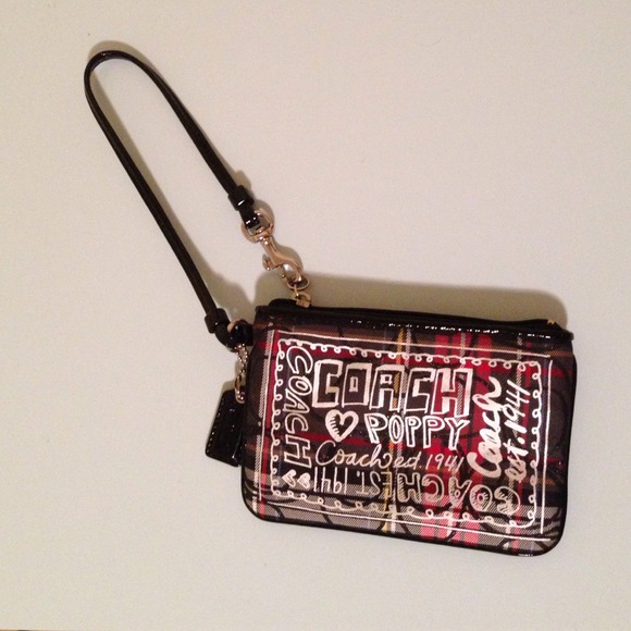 Painted Coach Wristlet