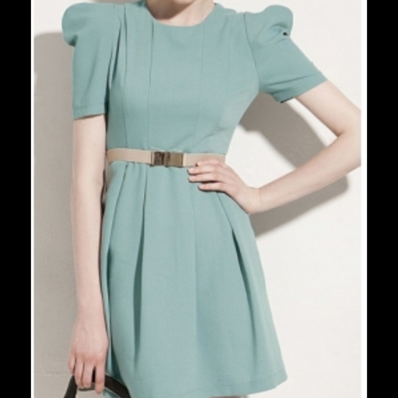 Mint Chiffon dress