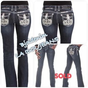 💥SOLD💥LA Idol Crown Bootcut Jeans