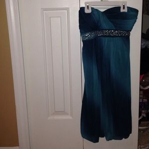 Blue formal dress