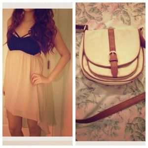 RESERVED Dress and Bag Bundle