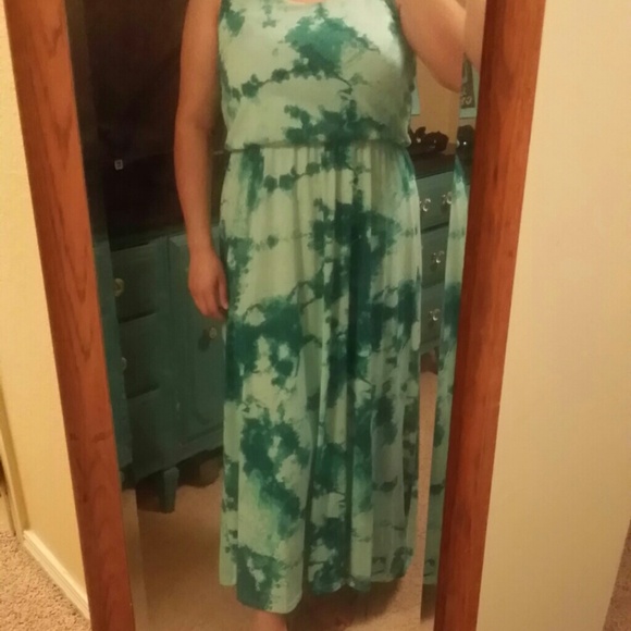 Tye dye maxi dress