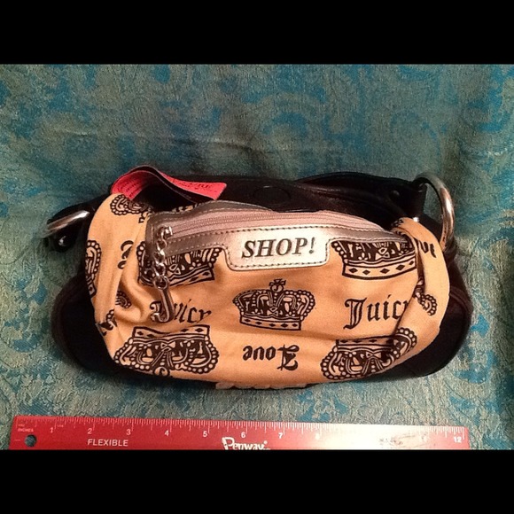 "HP" Juicy Couture "Need More Juicy" Velvet Bag - Picture 3 of 4