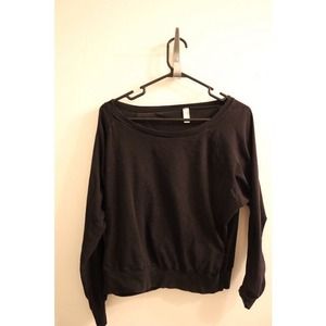 American apparel black pullover