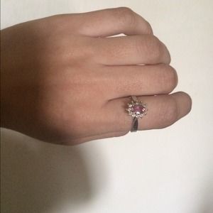 14k white gold ring