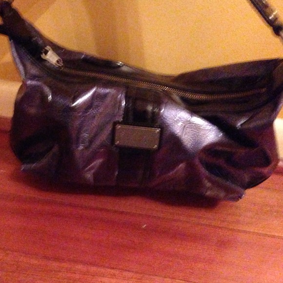 Super cute purple and black bag