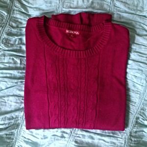 Maroon Crew Neck Sweater
