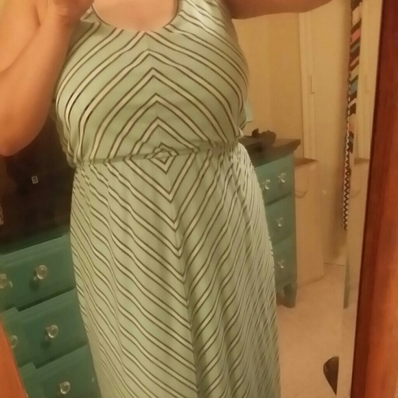 Mint maxi dress