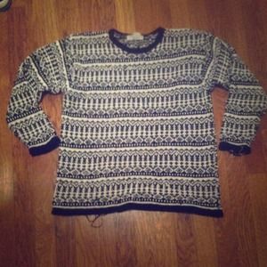Thick-Knit Sweater.