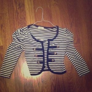Striped Sailor cardy