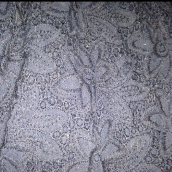 The Webster Miami for target eyelet skirt. Navy - Picture 4 of 4