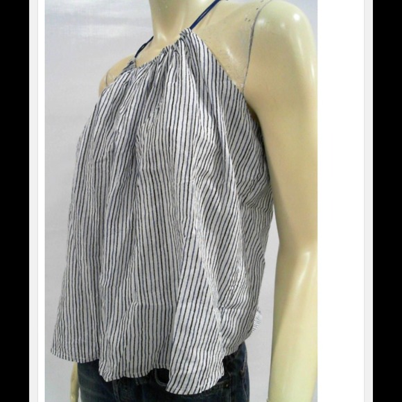 Reduced! Striped blue and white tank top - Picture 2 of 3