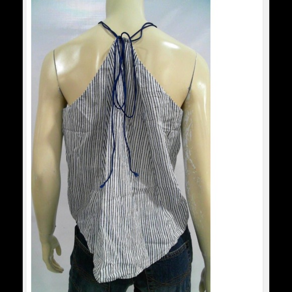 Reduced! Striped blue and white tank top - Picture 3 of 3