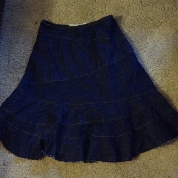 Dkny jean skirt