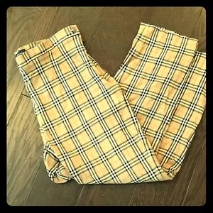 Authentic Burberry Capri golf pants